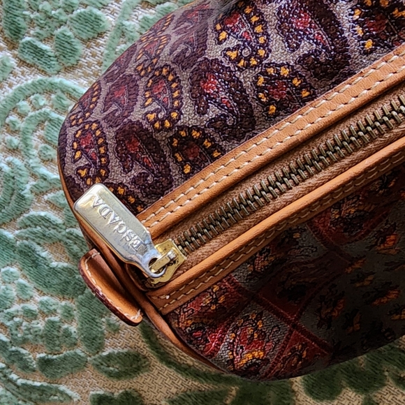 Vintage Escada Brown Leather Speedy Bag - Picture 4 of 10